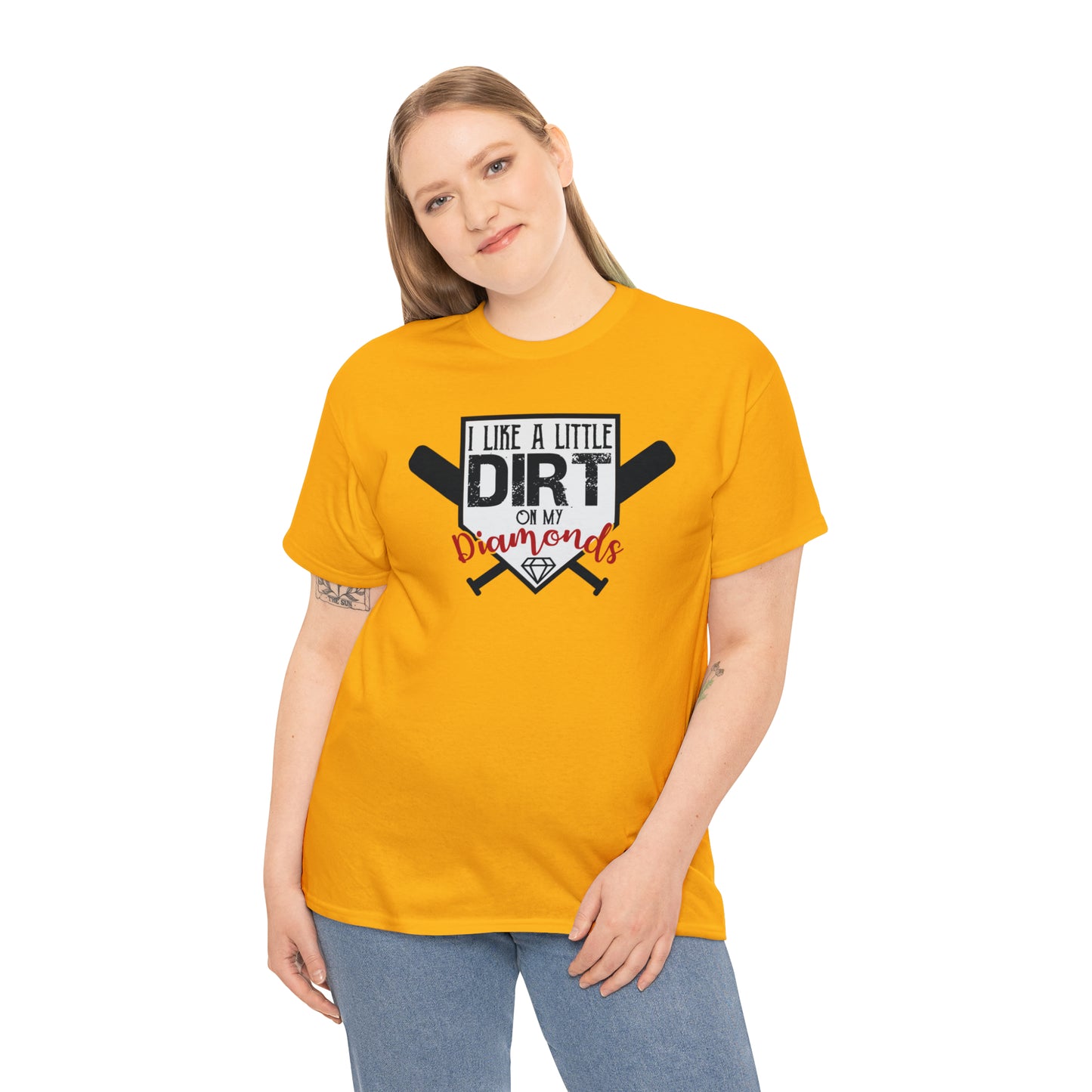 Dirt on my Diamonds - Baseball - T-Shirt