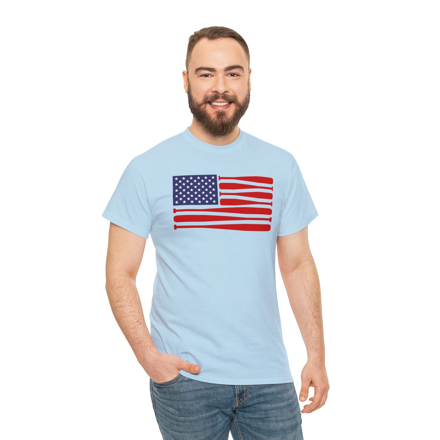 Ball Bat Flag - T-Shirt