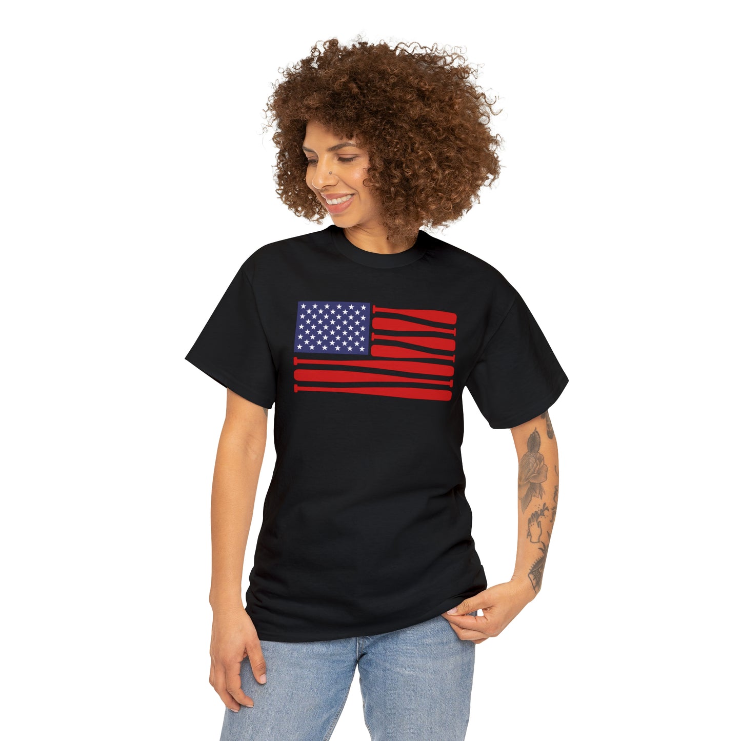 Ball Bat Flag - T-Shirt