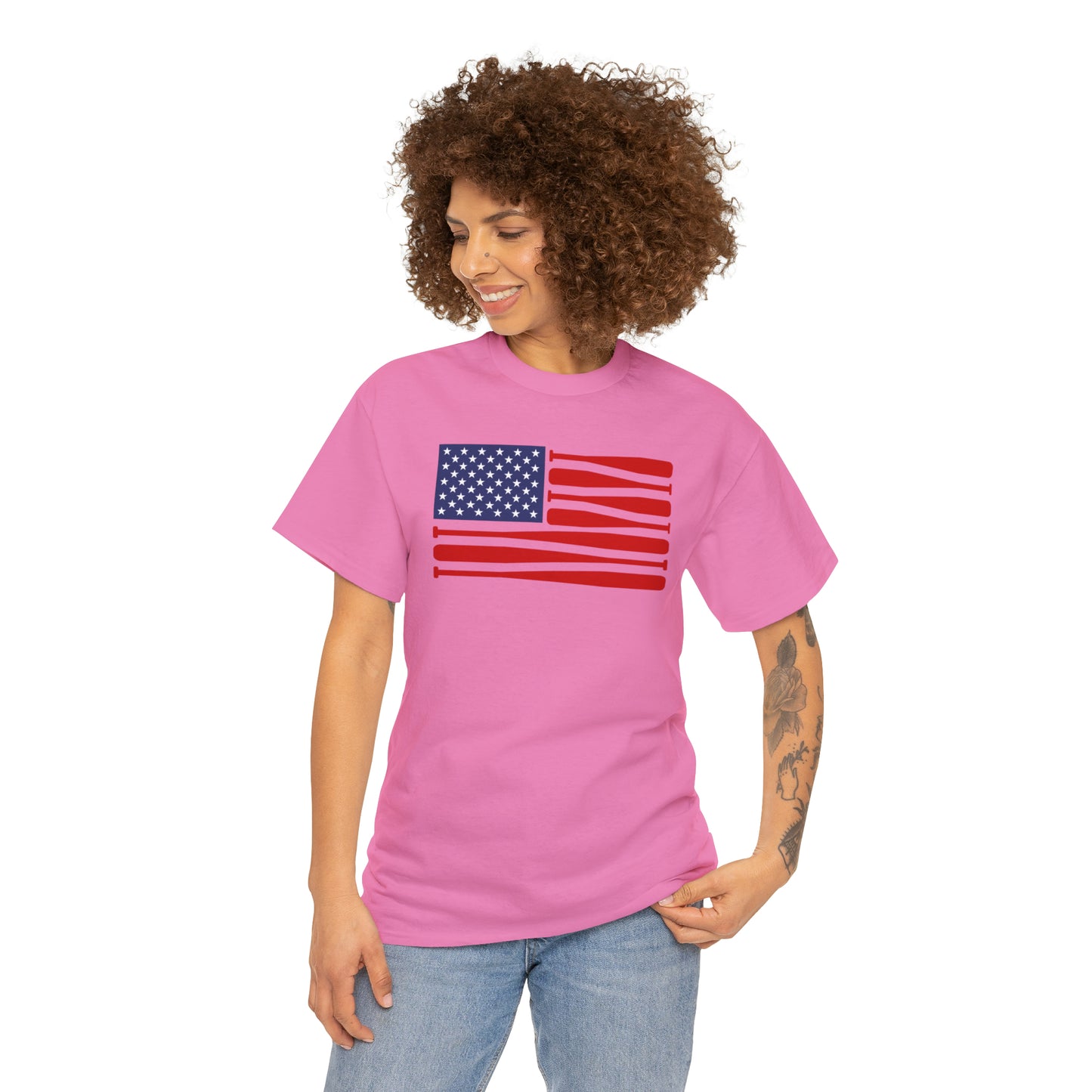 Ball Bat Flag - T-Shirt