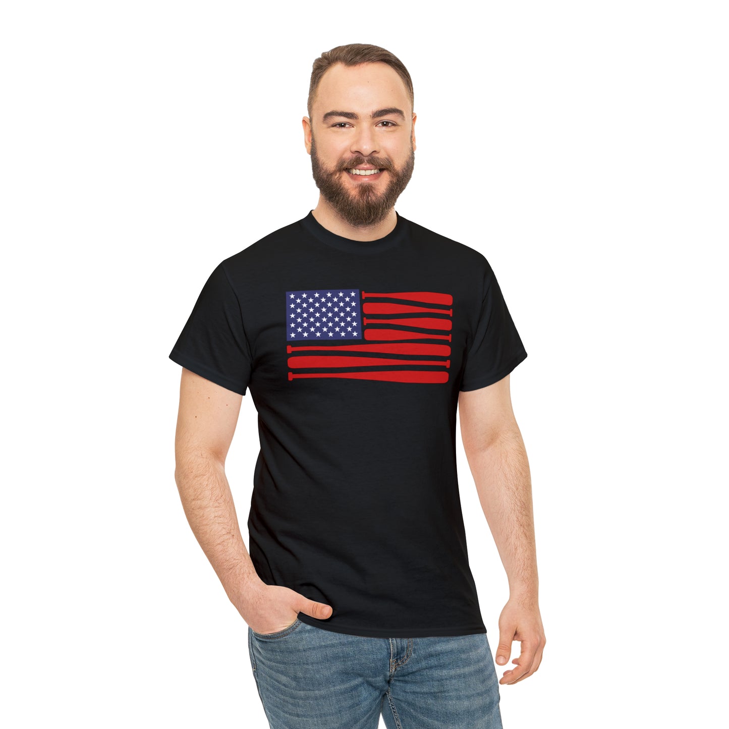 Ball Bat Flag - T-Shirt