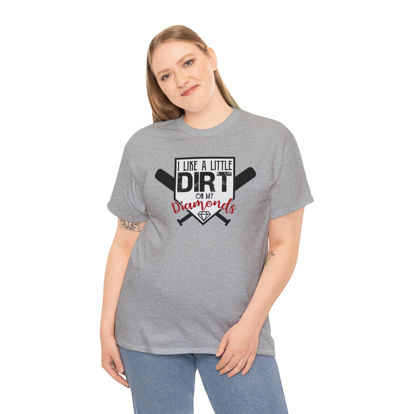 Dirt on my Diamonds - Baseball - T-Shirt