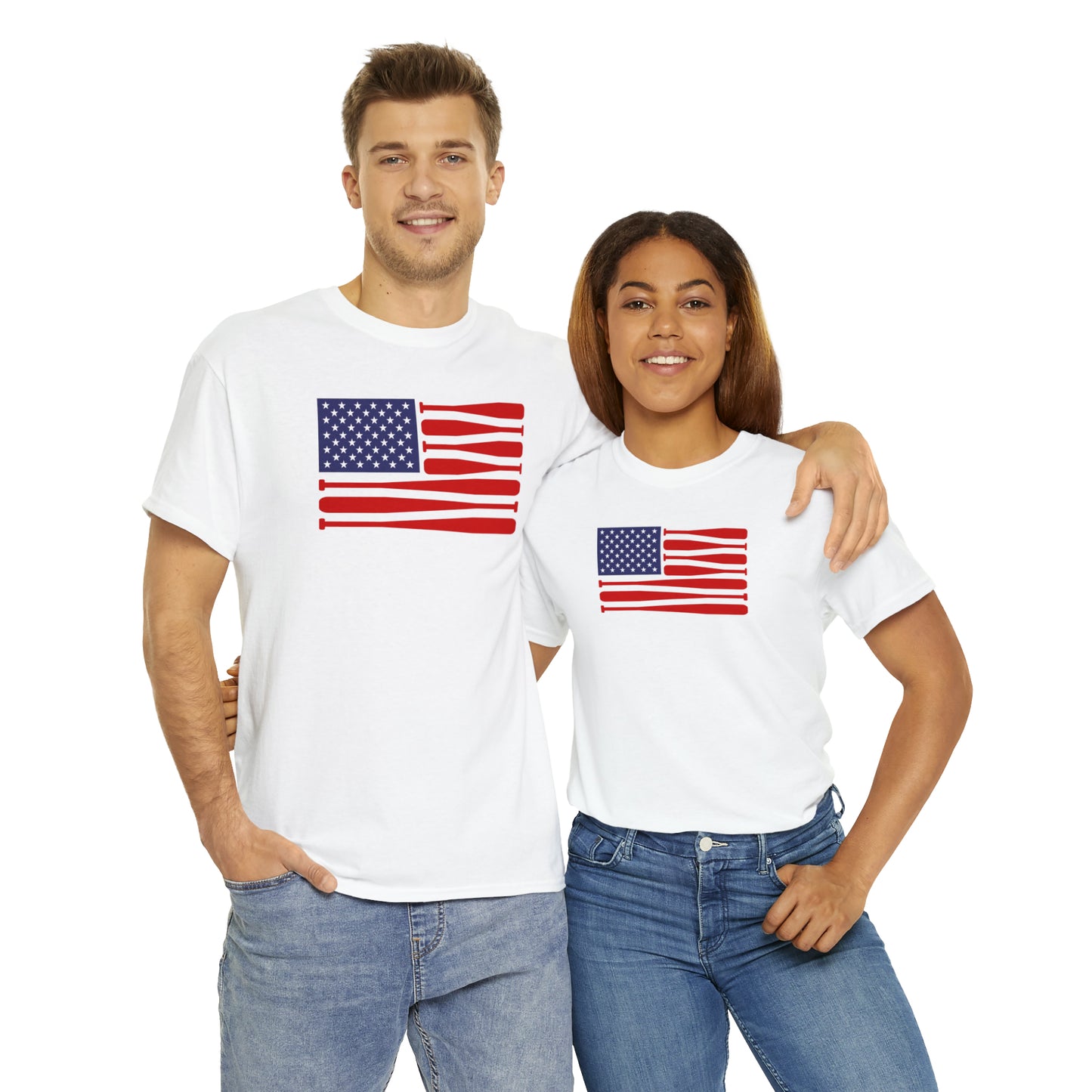 Ball Bat Flag - T-Shirt