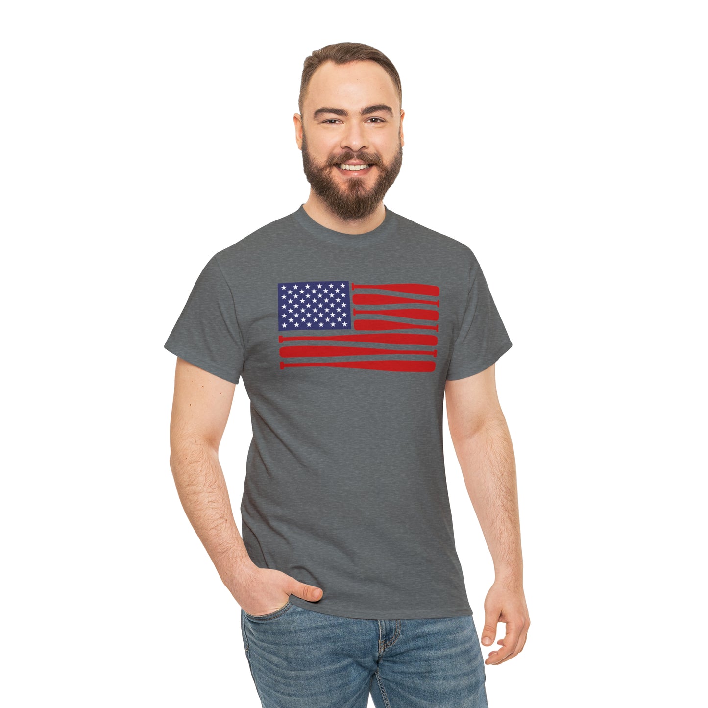 Ball Bat Flag - T-Shirt