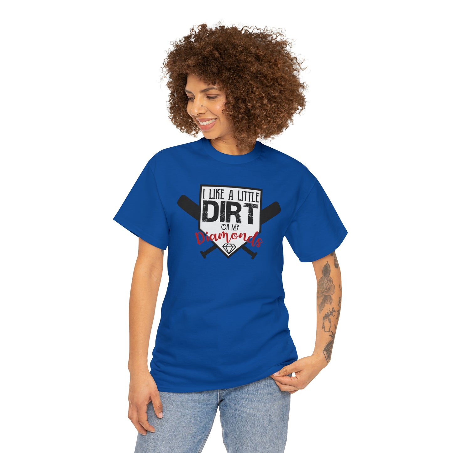 Dirt on my Diamonds - Baseball - T-Shirt