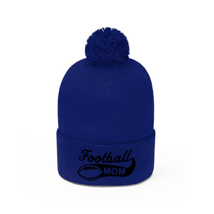 Football Mom - Pom Pom Beanie