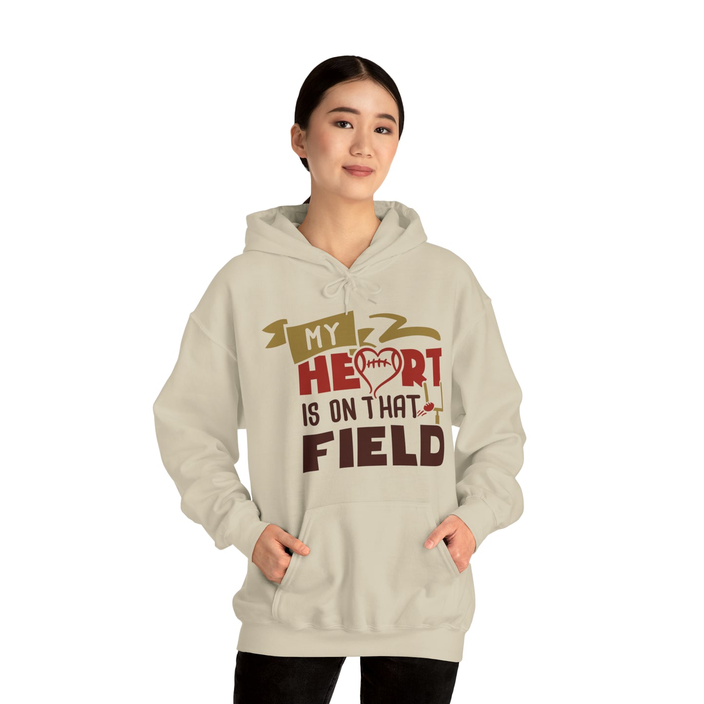 My Heart on that Field Hoodie