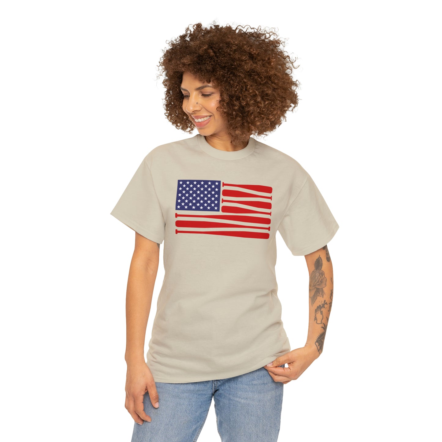 Ball Bat Flag - T-Shirt