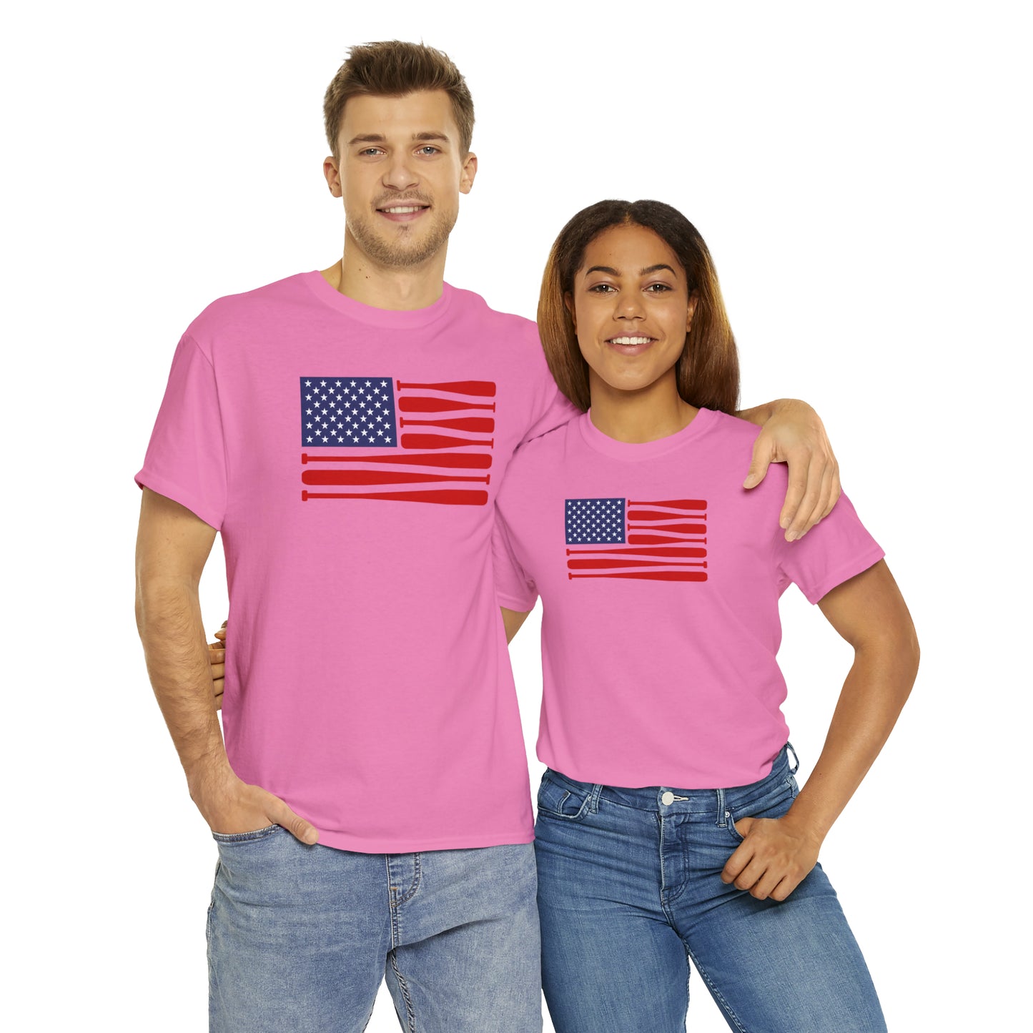 Ball Bat Flag - T-Shirt