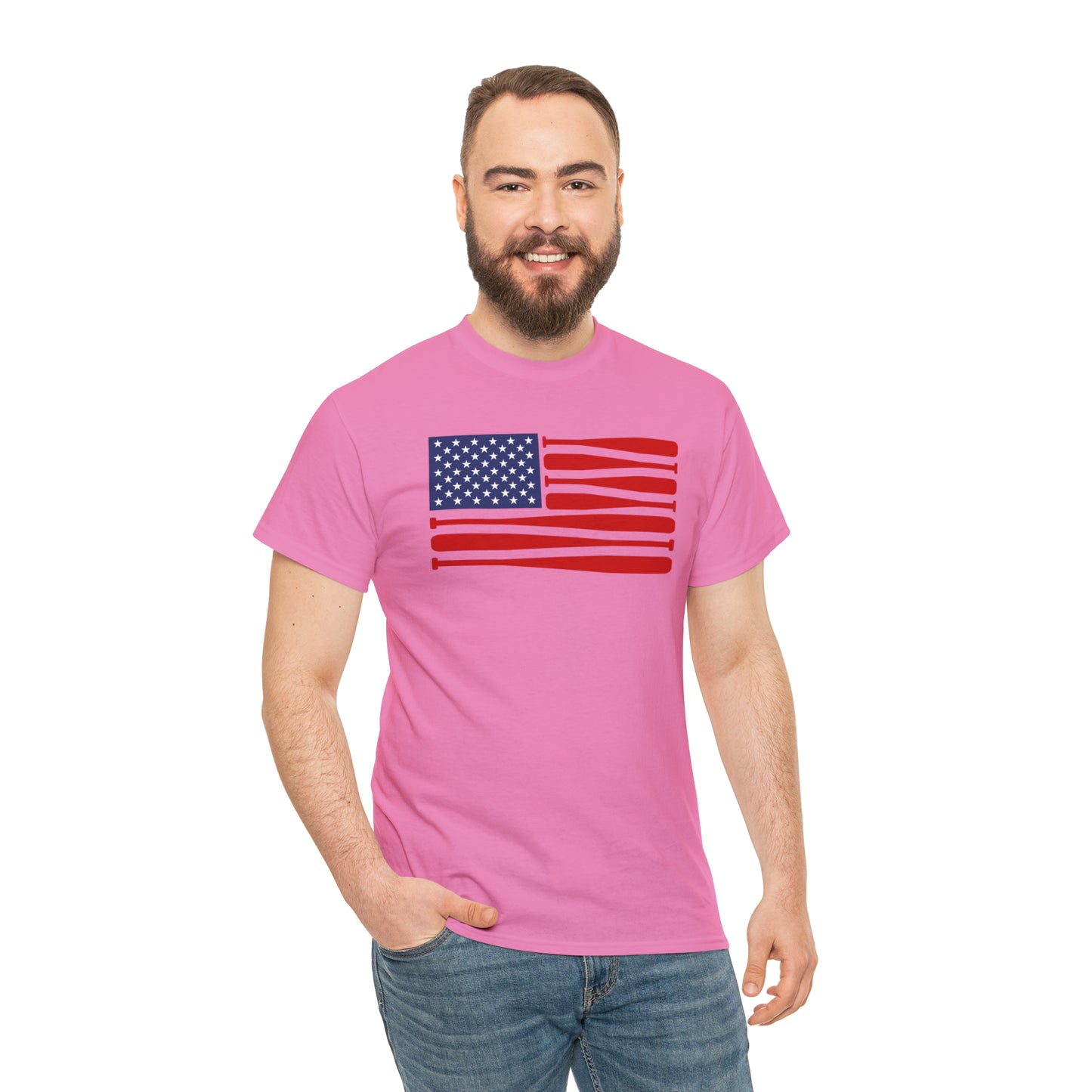 Ball Bat Flag - T-Shirt