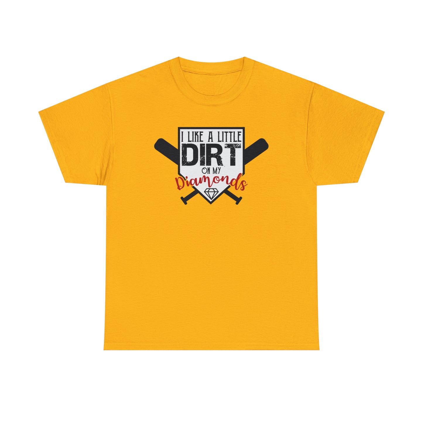 Dirt on my Diamonds - Baseball - T-Shirt