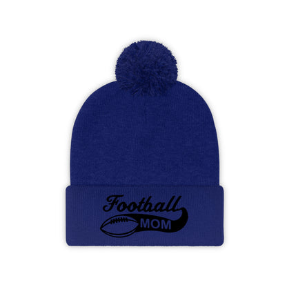 Football Mom - Pom Pom Beanie