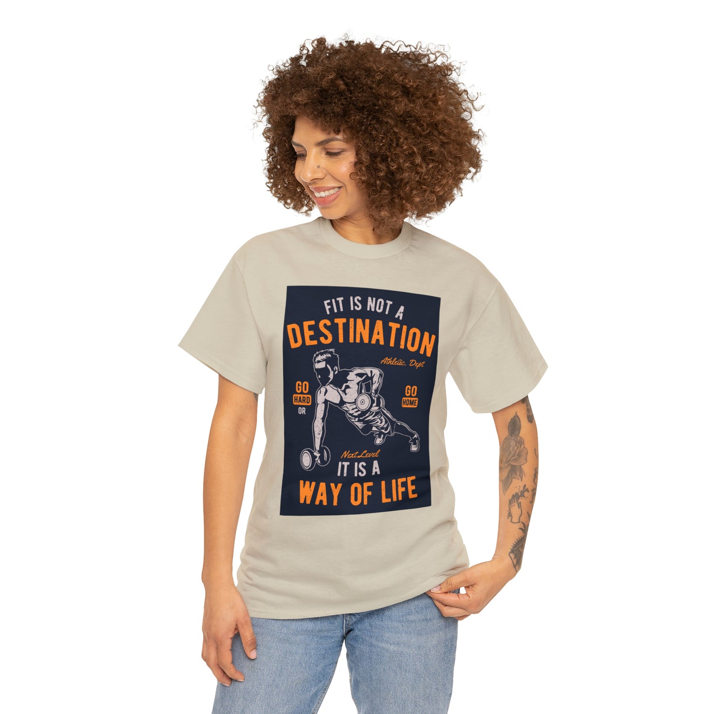 Fitness is not a Destination - T-Shirt