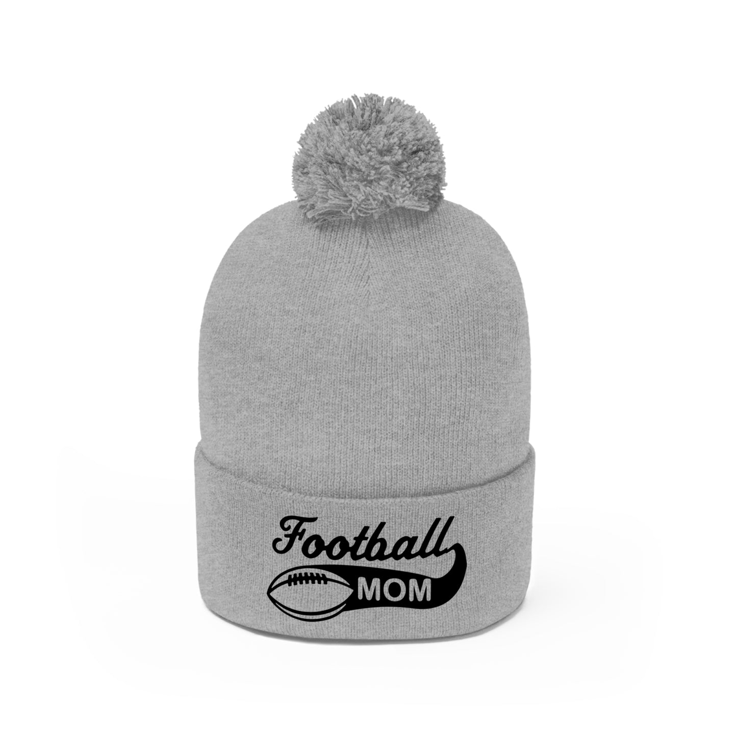 Football Mom - Pom Pom Beanie