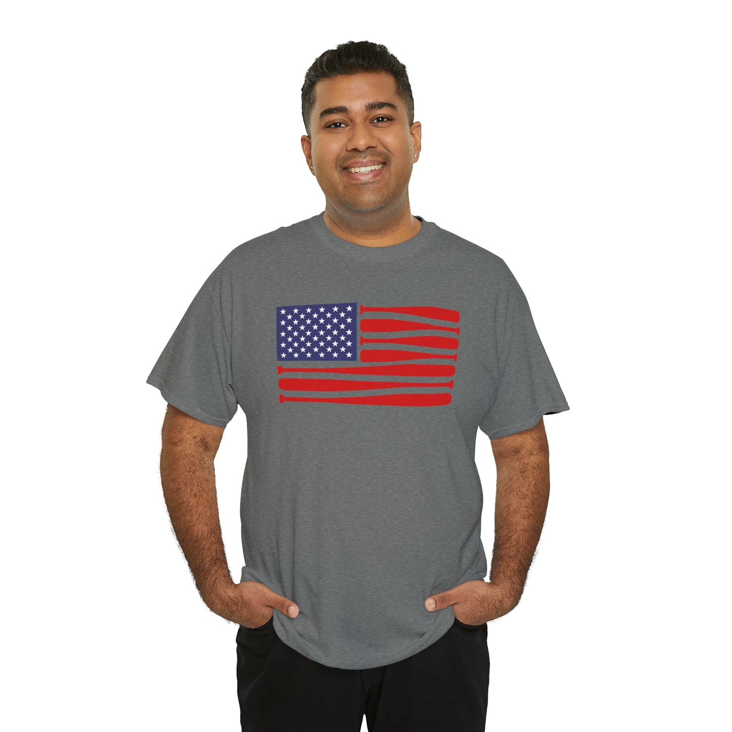 Ball Bat Flag - T-Shirt