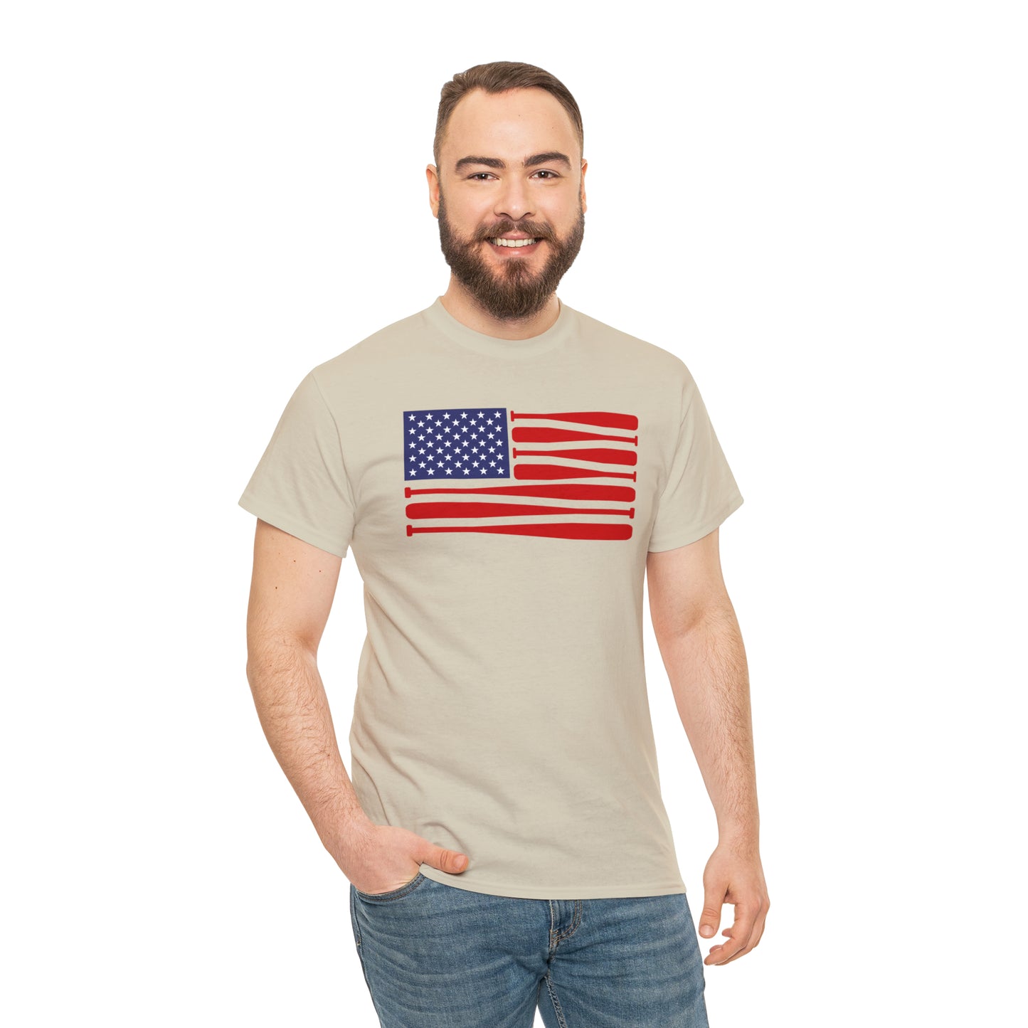 Ball Bat Flag - T-Shirt