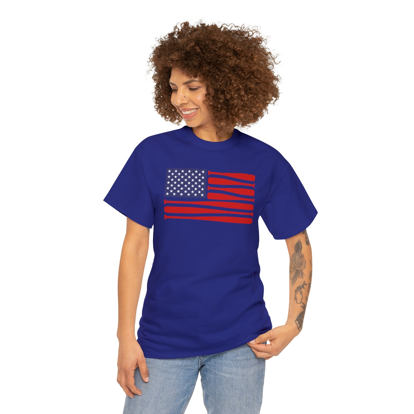 Ball Bat Flag - T-Shirt