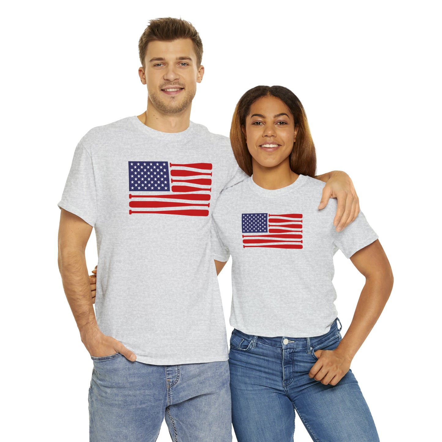 Ball Bat Flag - T-Shirt