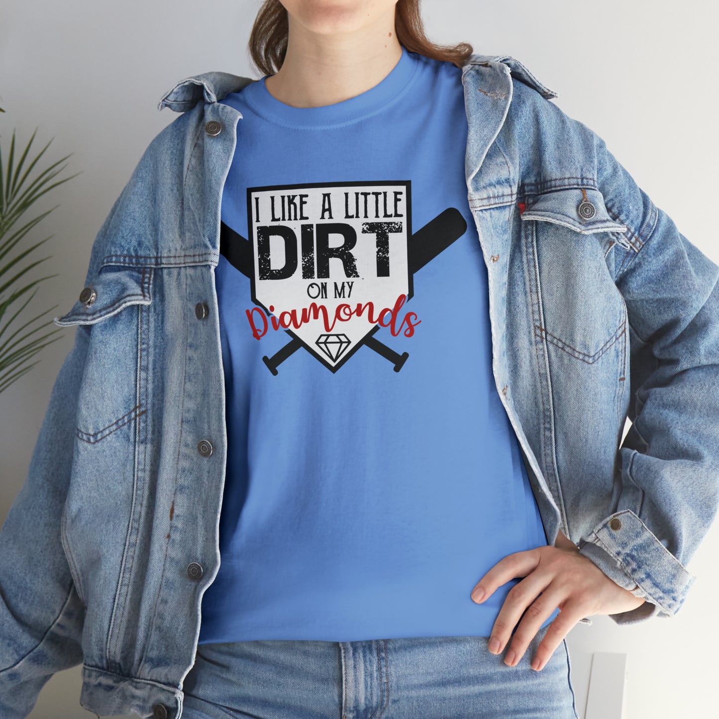 Dirt on my Diamonds - Baseball - T-Shirt