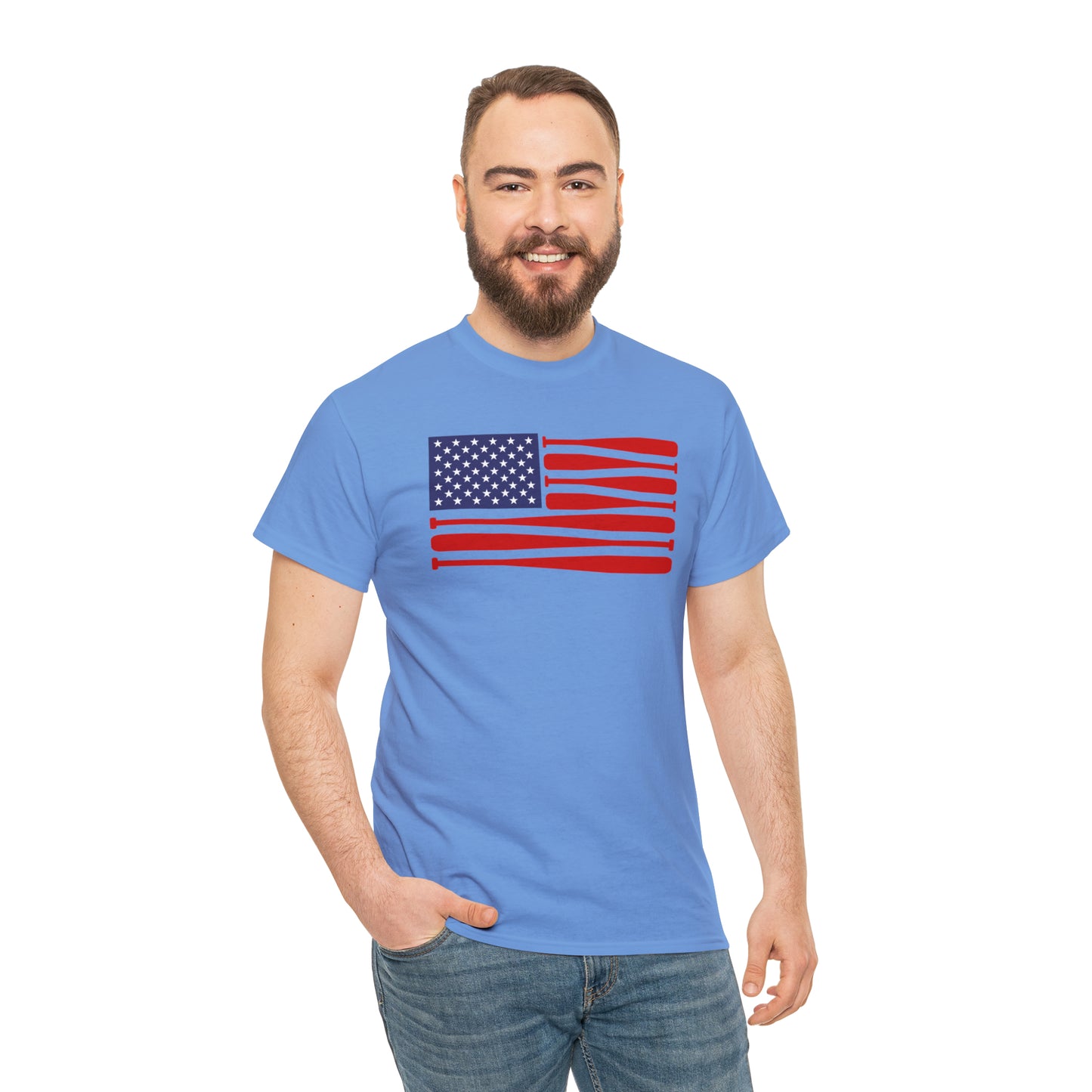 Ball Bat Flag - T-Shirt