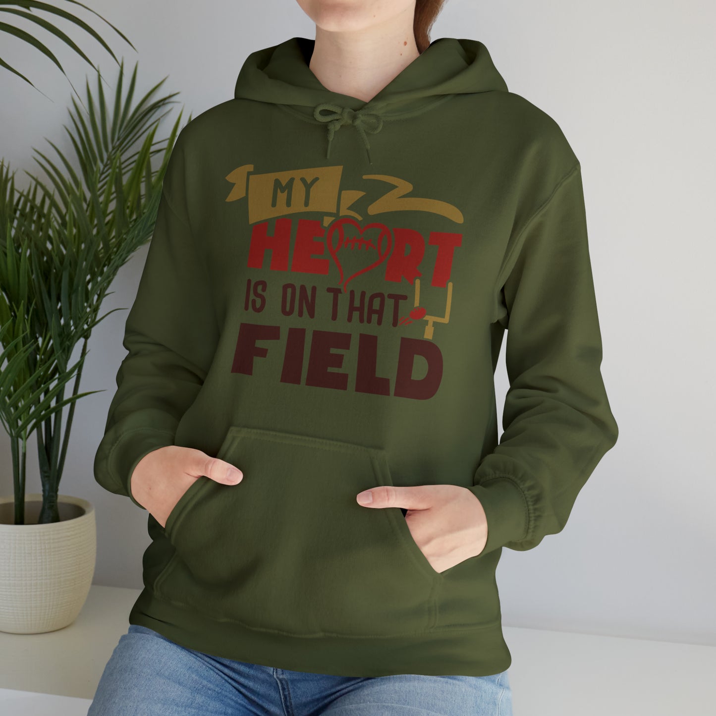 My Heart on that Field Hoodie