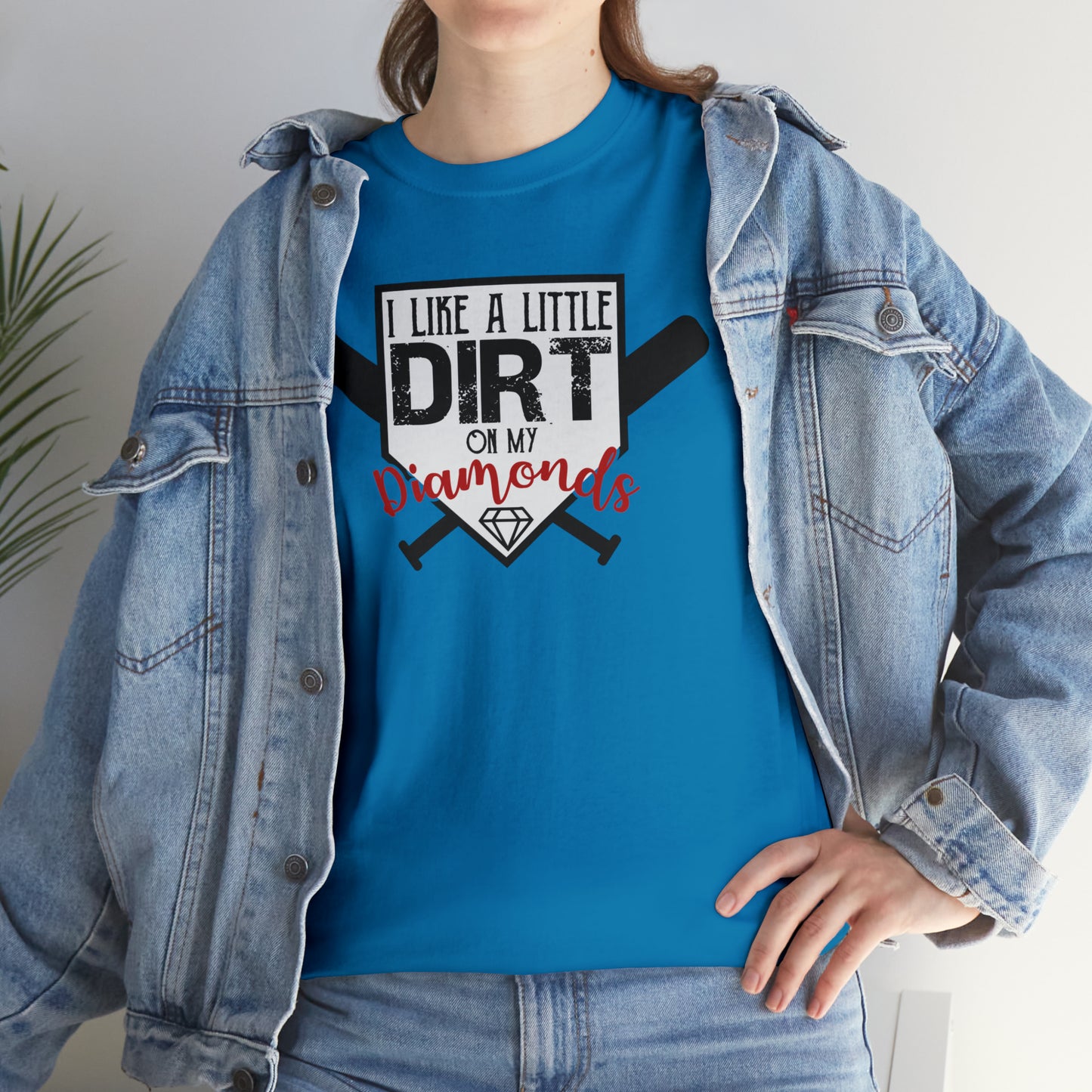 Dirt on my Diamonds - Baseball - T-Shirt