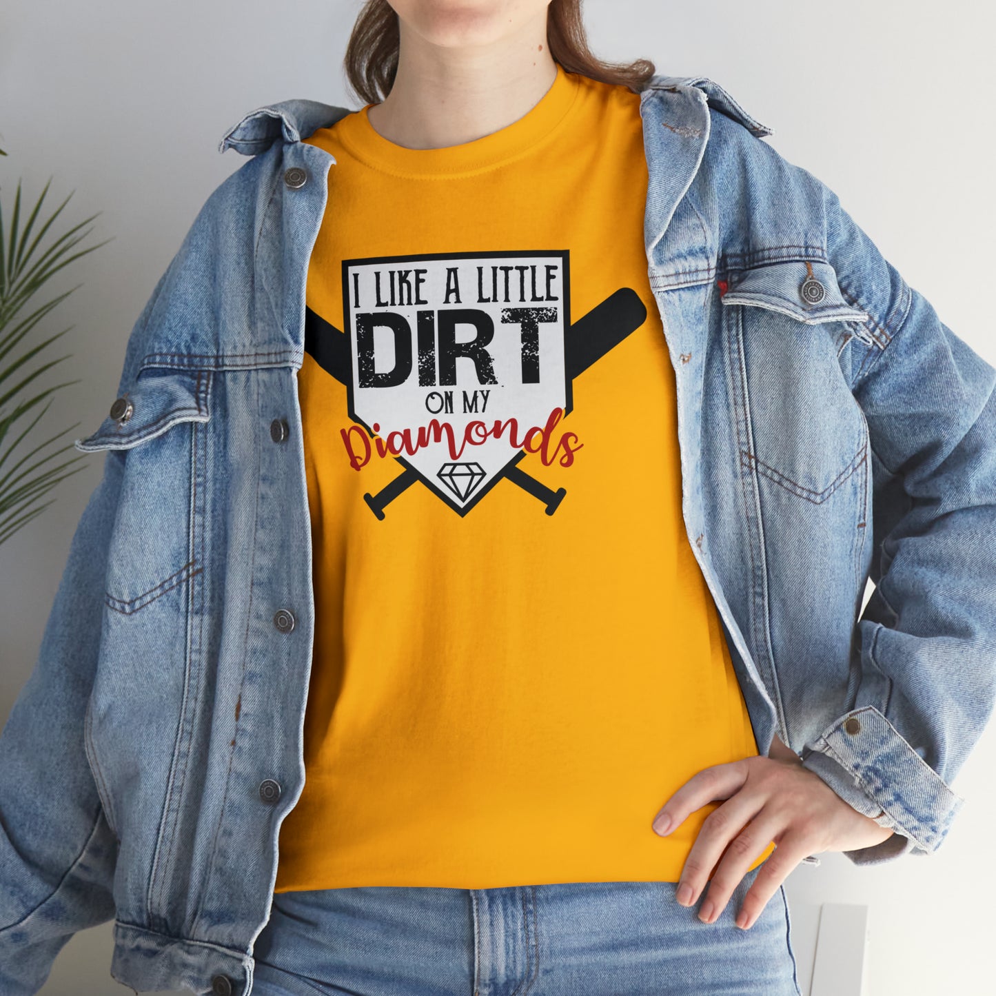 Dirt on my Diamonds - Baseball - T-Shirt