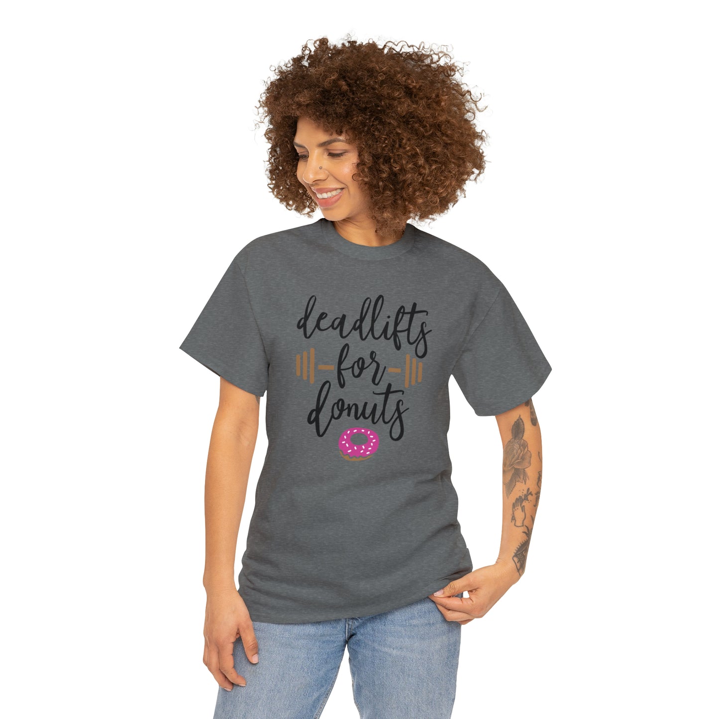 Deadlifts For Donuts - T-Shirt