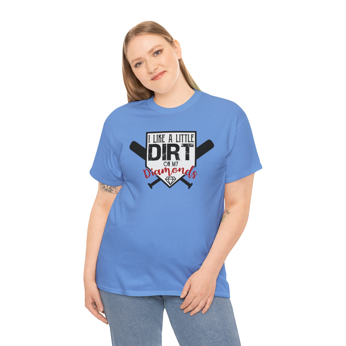 Dirt on my Diamonds - Baseball - T-Shirt