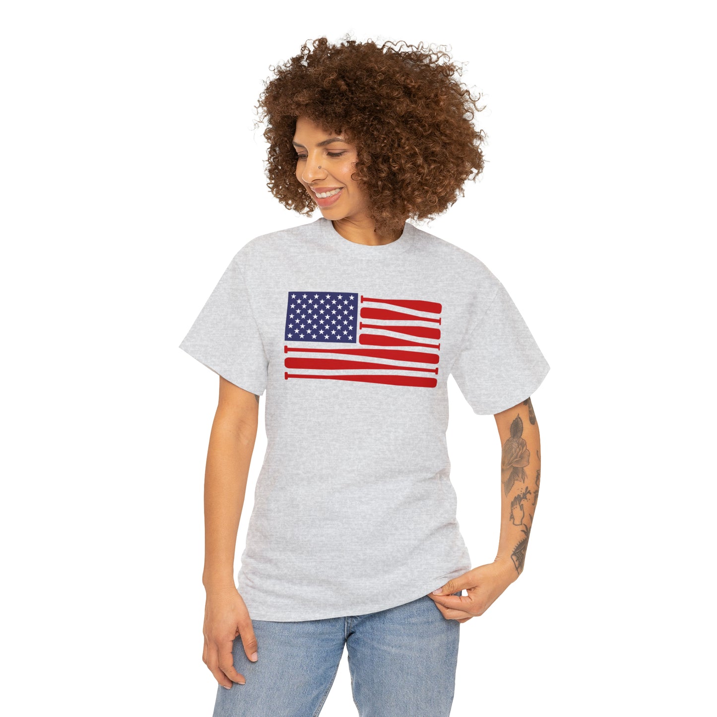 Ball Bat Flag - T-Shirt