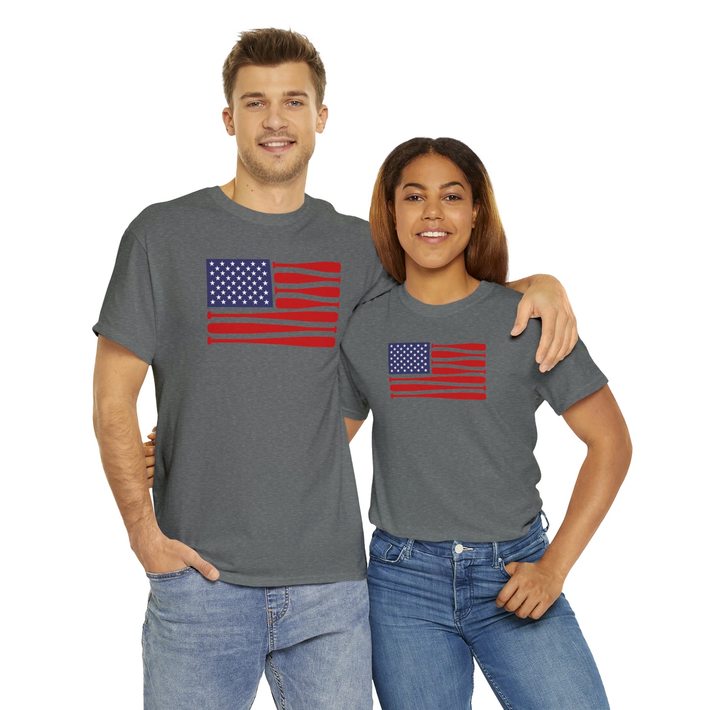 Ball Bat Flag - T-Shirt